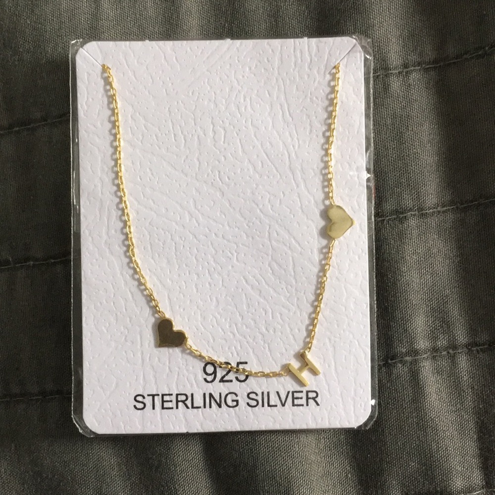 BRAND NEW Initial Letter H Necklace